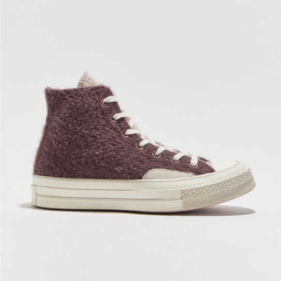 CONVERSE Chuck Taylor Fuzzy High Top Sneaker NWT - Picture 2 of 10